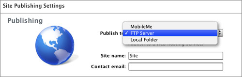 Publishing Settings